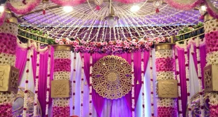 PARTY HALL & STAGE DECORATIONS – INDHU PARTY SERVICES –